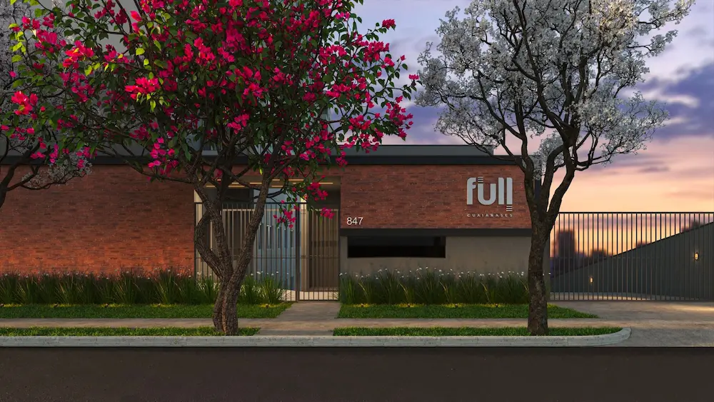 Fachada e lazer do Full Guaianases