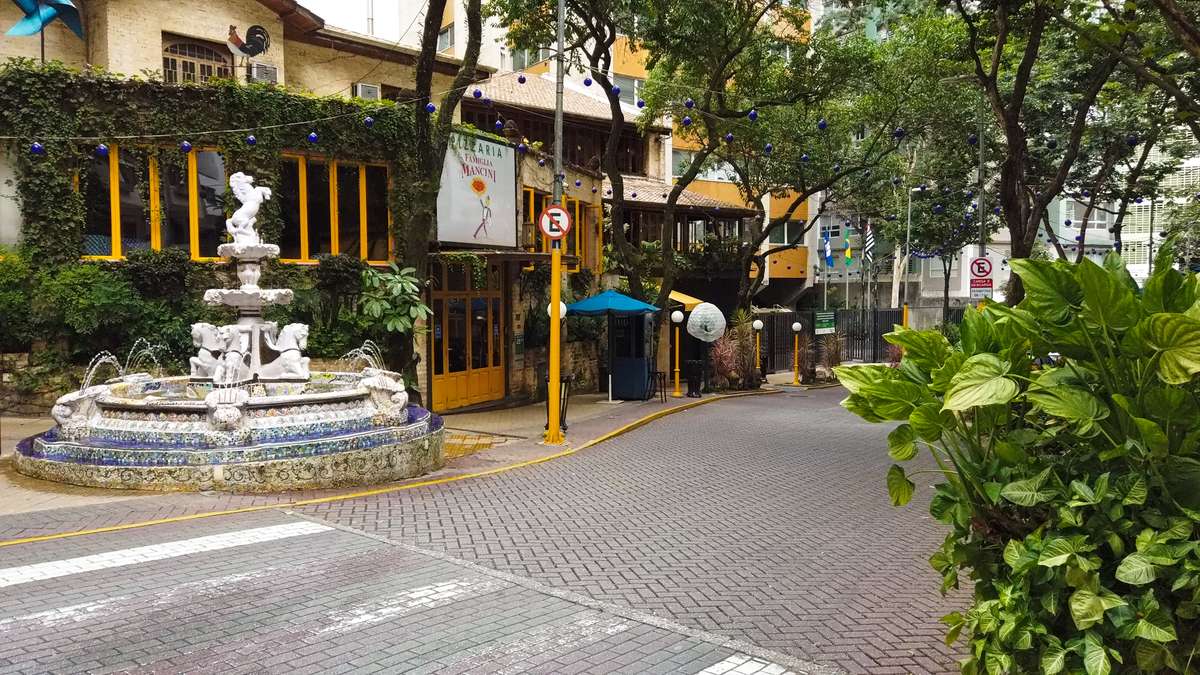 Rua Avanhandava, via de pedestres no Centro de São Paulo, a poucos minutos da Vila Buarque